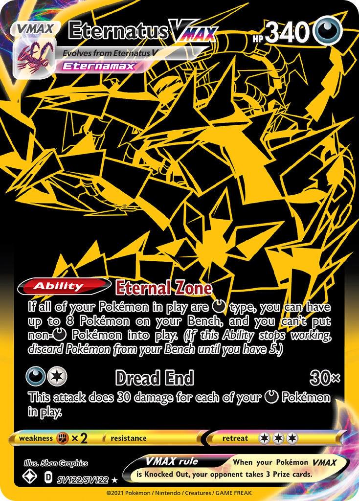 Shining Fates Eternatus VMAX Pokémon card